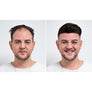 Fine Mono with PU Perimeter and Folded Lace Front Stock Hair System for Men
