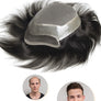 Natural Lace Front and Skin Perimeter Men's Hair Replacement System