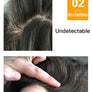 Frontal Hairpiece for Men Made with a Super Thin Skin Base
