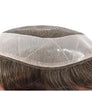 French Lace with PU Perimeter and Folded Lace Front Stock Men's Toupee