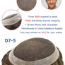 French Lace with PU Perimeter and Folded Lace Front Stock Men's Toupee