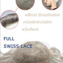 Swiss Lace Hair System with High-Quality Remy Hair
