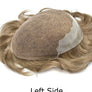 French Lace with Thin Skin Back and Sides Hairpieces