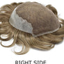French Lace with Thin Skin Back and Sides Hairpieces