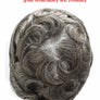 Swiss Lace Hair System with High-Quality Remy Hair