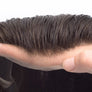 Natural Lace Front and Skin Perimeter Men's Hair Replacement System