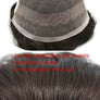 French Lace with 1' PU Back and Sides Men's Hairpieces