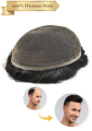 Full French Lace STOCK HAIRPIECES FOR MEN