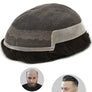 French Lace with 1' PU Back and Sides Men's Hairpieces